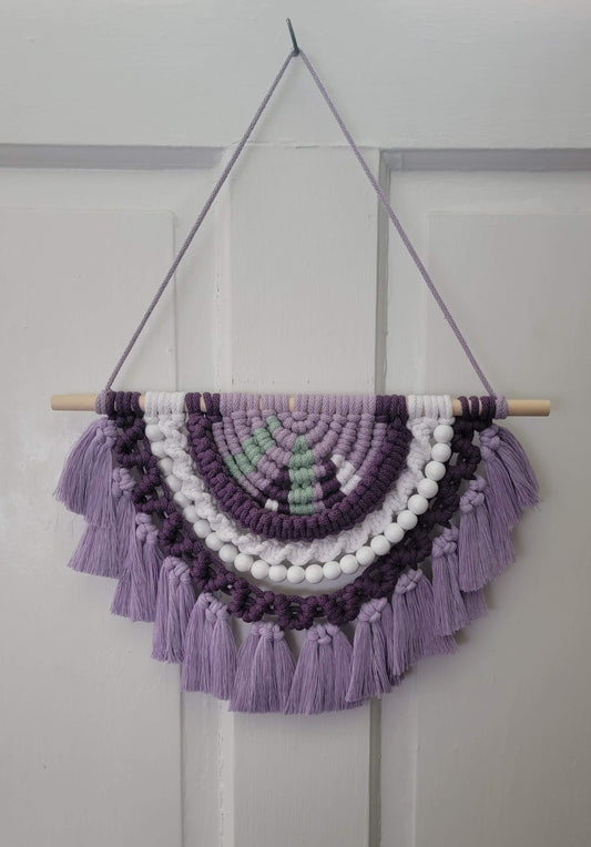 Violet Sky Half-Eye Wall Hanging