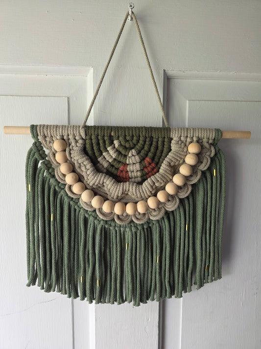 Olive Half-Eye Wall Hanging