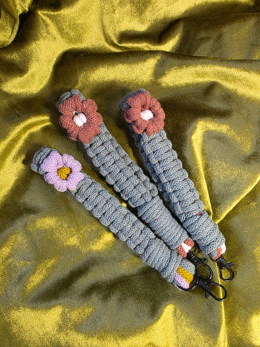 Cactus Flower Wristlet